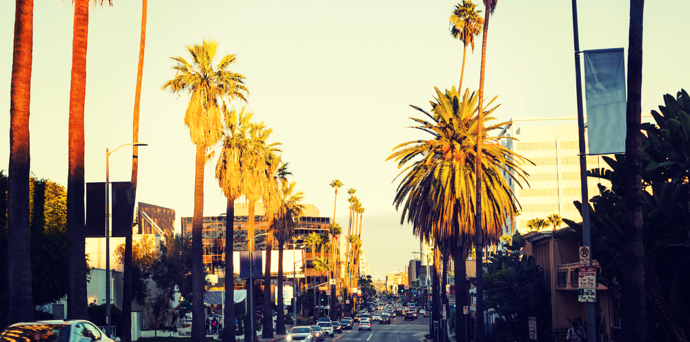 Sunset Boulevard in Los Angeles