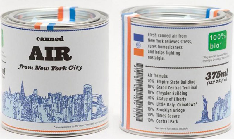 Canned Air from New York