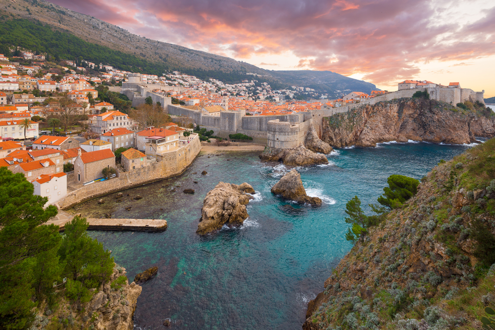 Dubrovnik, Croatia quiet in summer